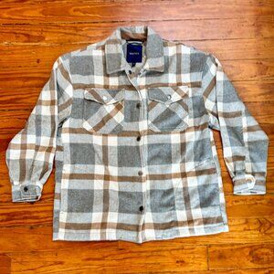 Nautica Plaid Women's Shacket - Size: S
